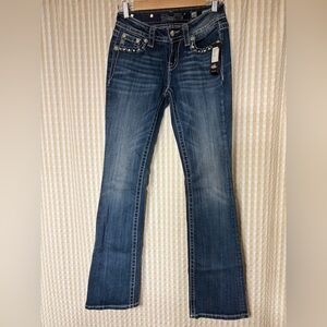 Miss Me Dark Blue Boot Cut Jeans
